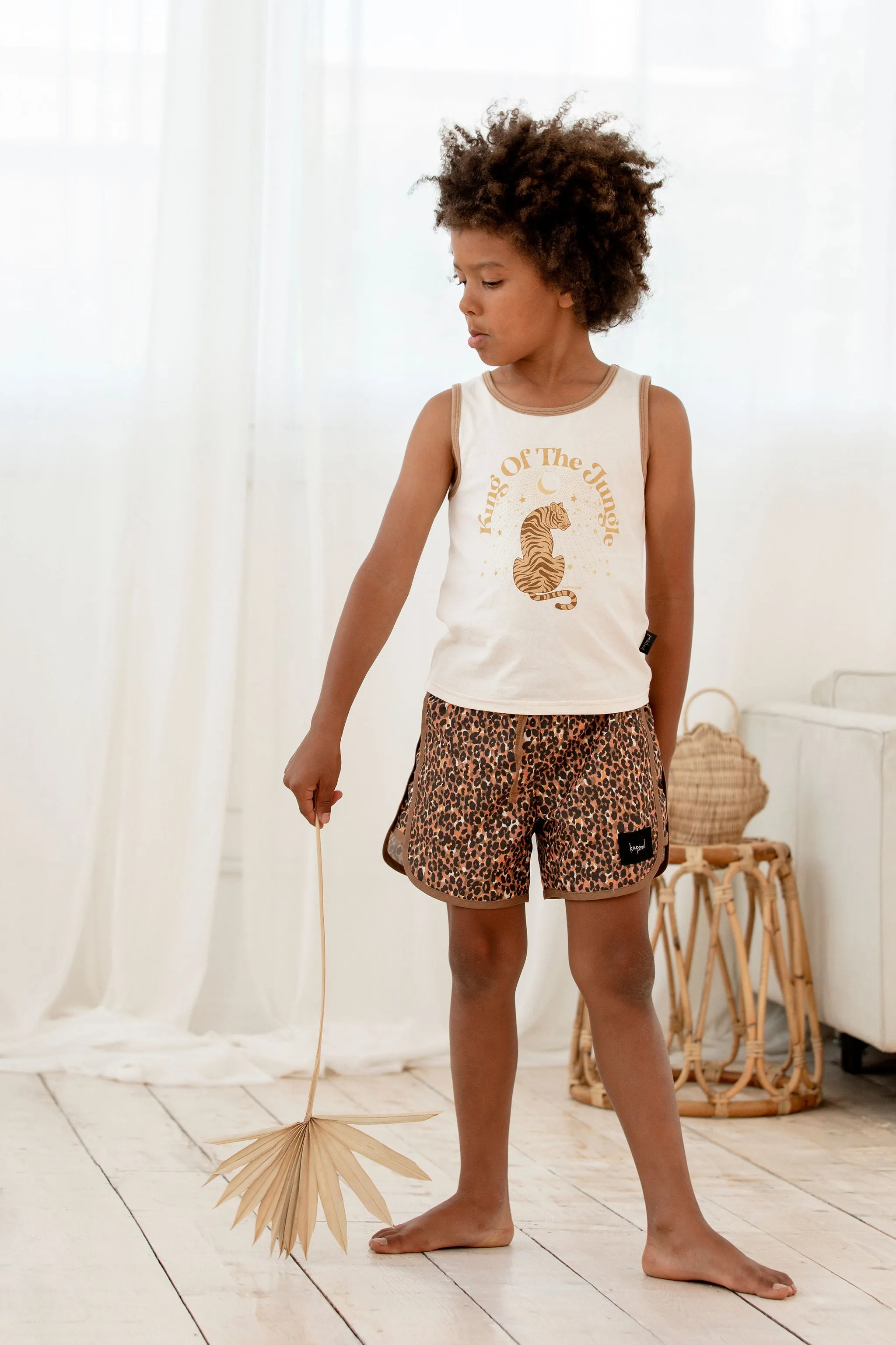 Kapow Kids Feline Board Shorts