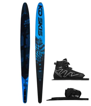 KD Cobalt Boys Slalom Ski with Axcess Boot & RTP (2023)