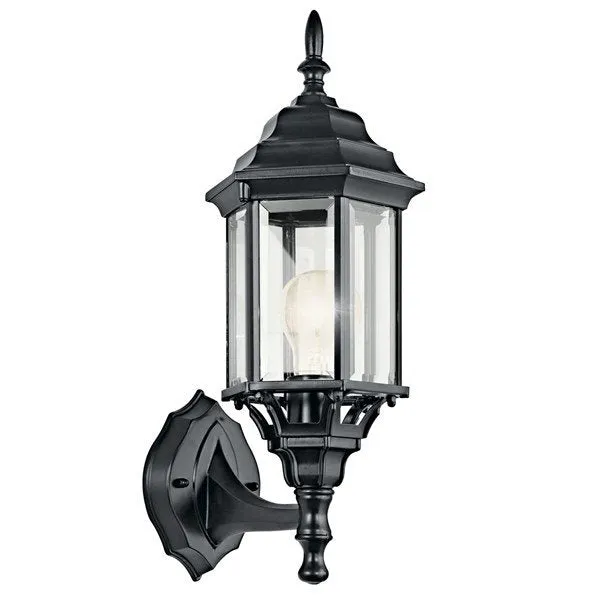 Kichler 49255BK Chesapeake™ 17" 1 Light Wall Light Black