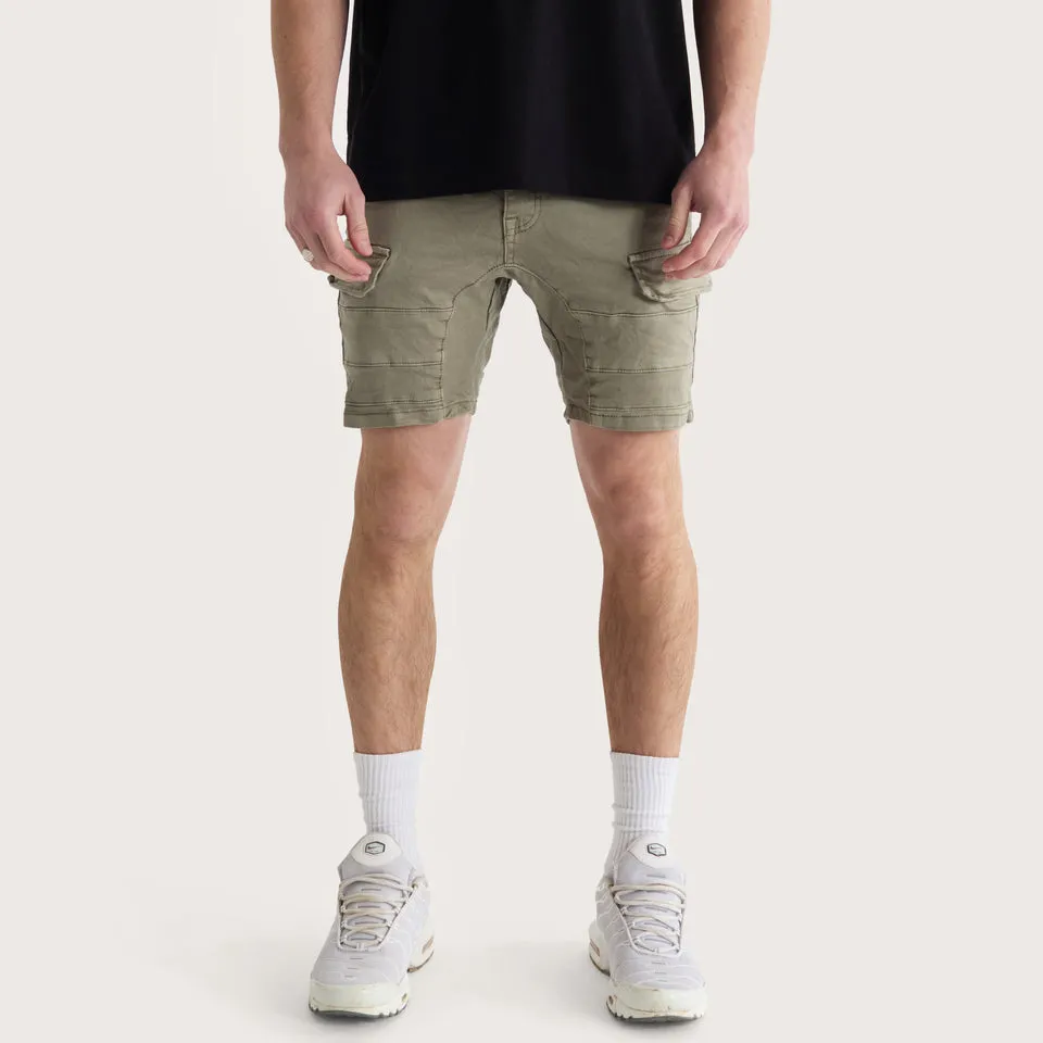 Kiss Chacey Salem Cargo Short - Vintage Khaki