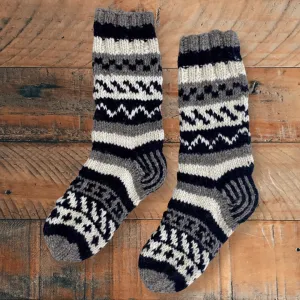 Knitted Wool Nature Socks