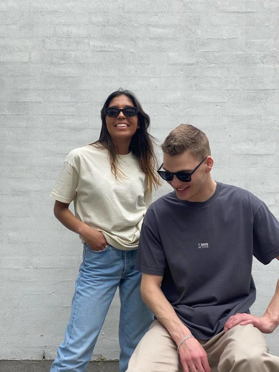 Korean town tee - Cream