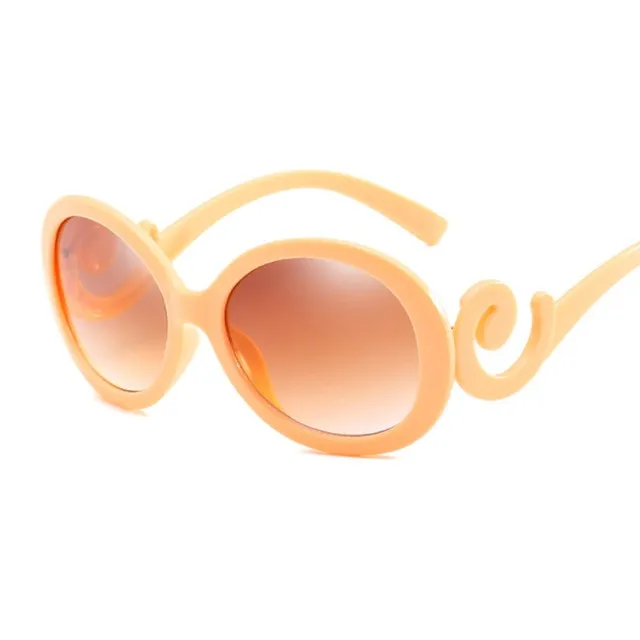 Ladies Vintage Oval Designer Sunglasses  UV400