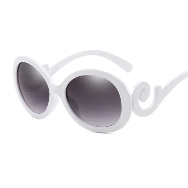 Ladies Vintage Oval Designer Sunglasses  UV400