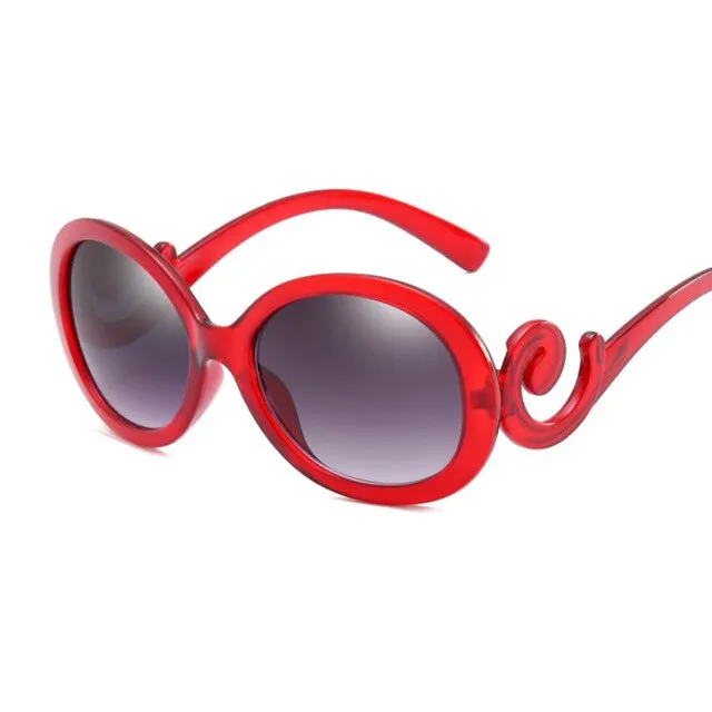 Ladies Vintage Oval Designer Sunglasses  UV400