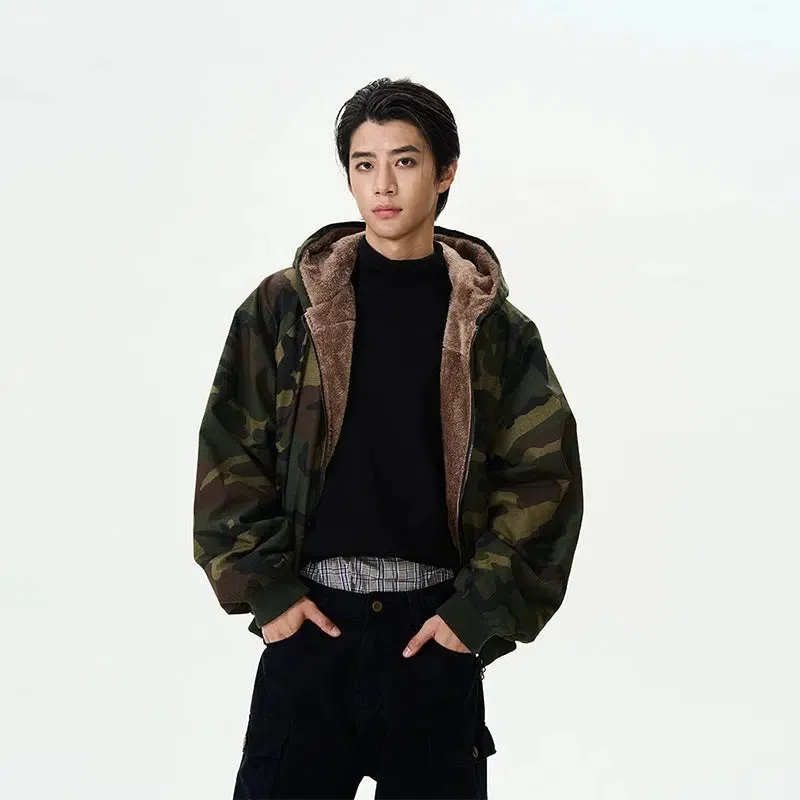 Lambskin Camouflage Jacket
