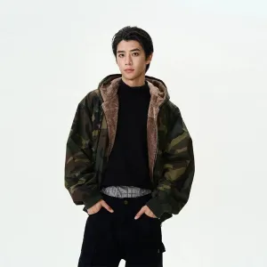 Lambskin Camouflage Jacket