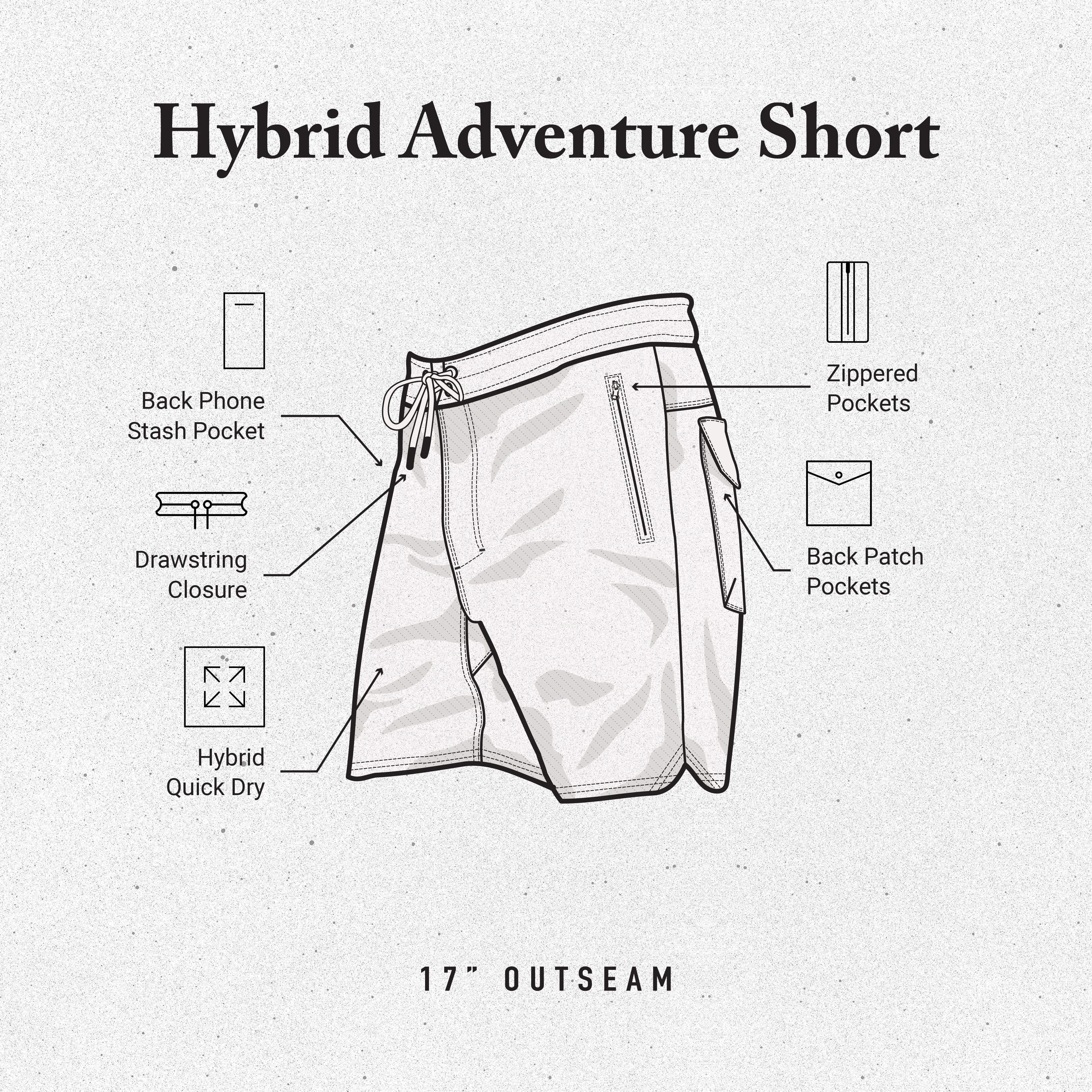 Layover Trail Shorts - Black