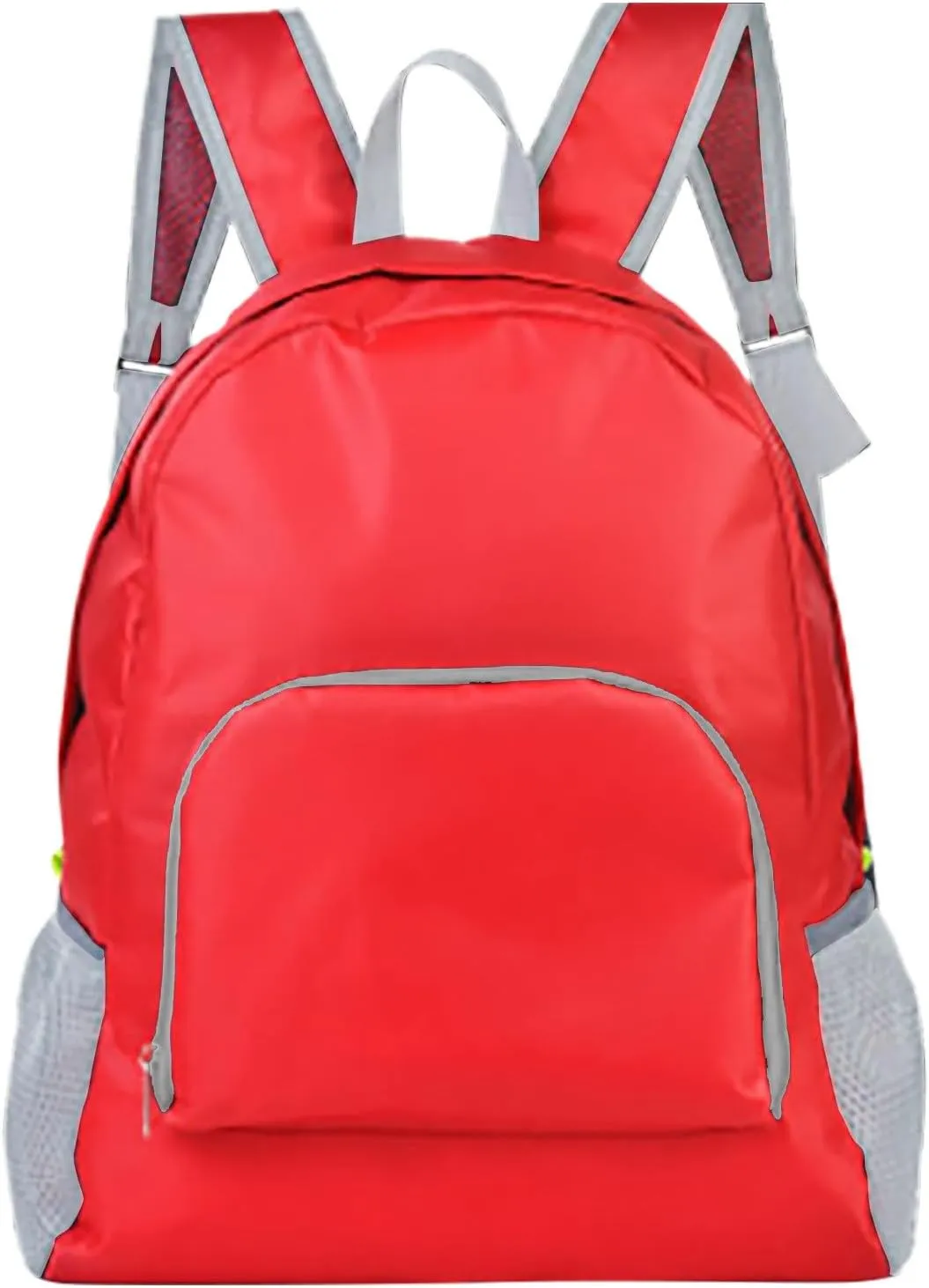 Leisure Large Capacity Outdoor Lightweight Water Proof Foldable Backpack Wild River Backpack Mini Rains (Red, One Size)