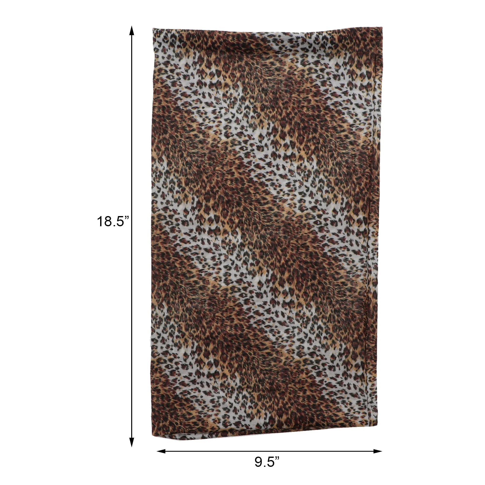 Leopard Print Seamless Face Mask Neck Gaiter