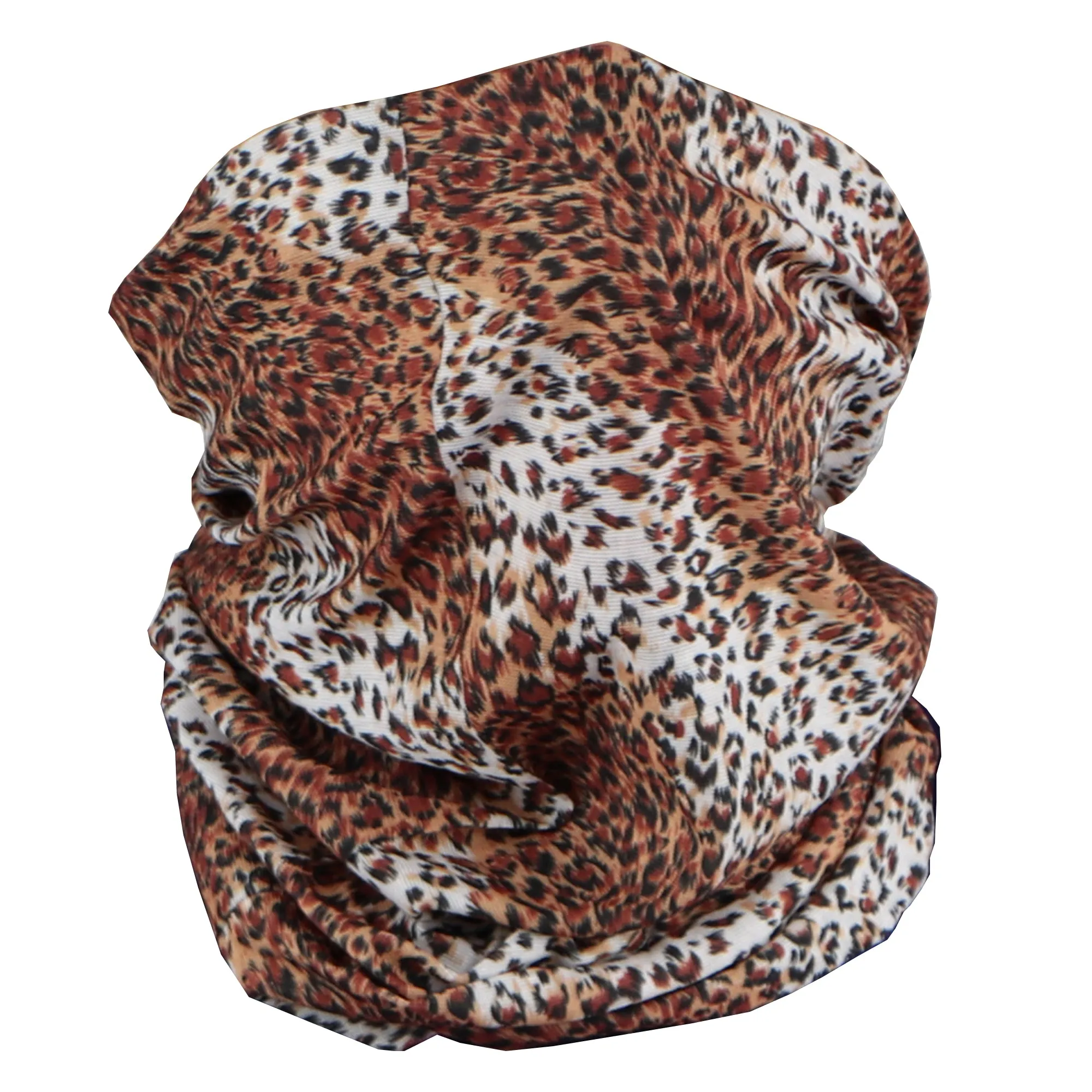 Leopard Print Seamless Face Mask Neck Gaiter