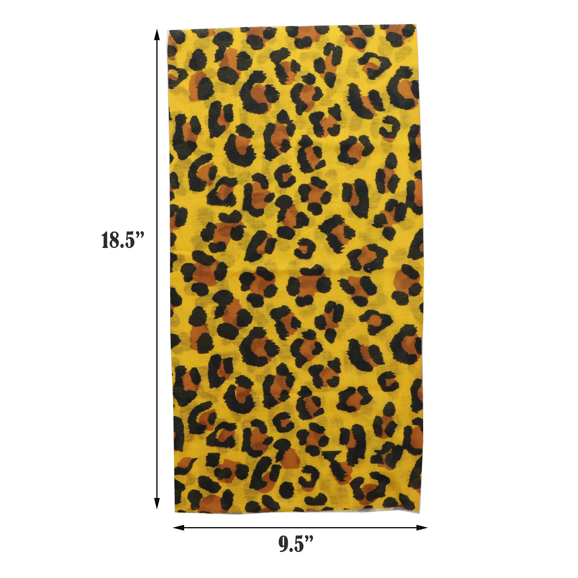Leopard Print Seamless Face Mask Neck Gaiter