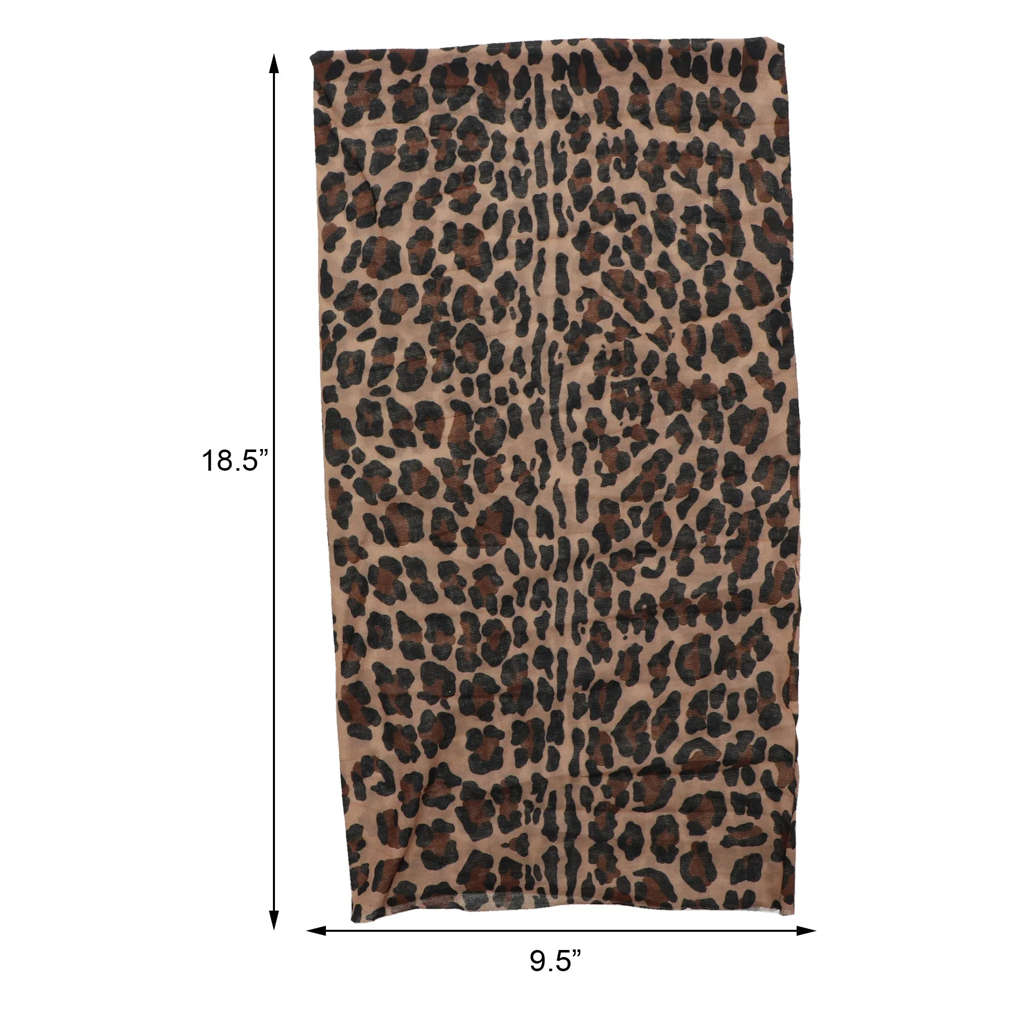 Leopard Print Seamless Face Mask Neck Gaiter