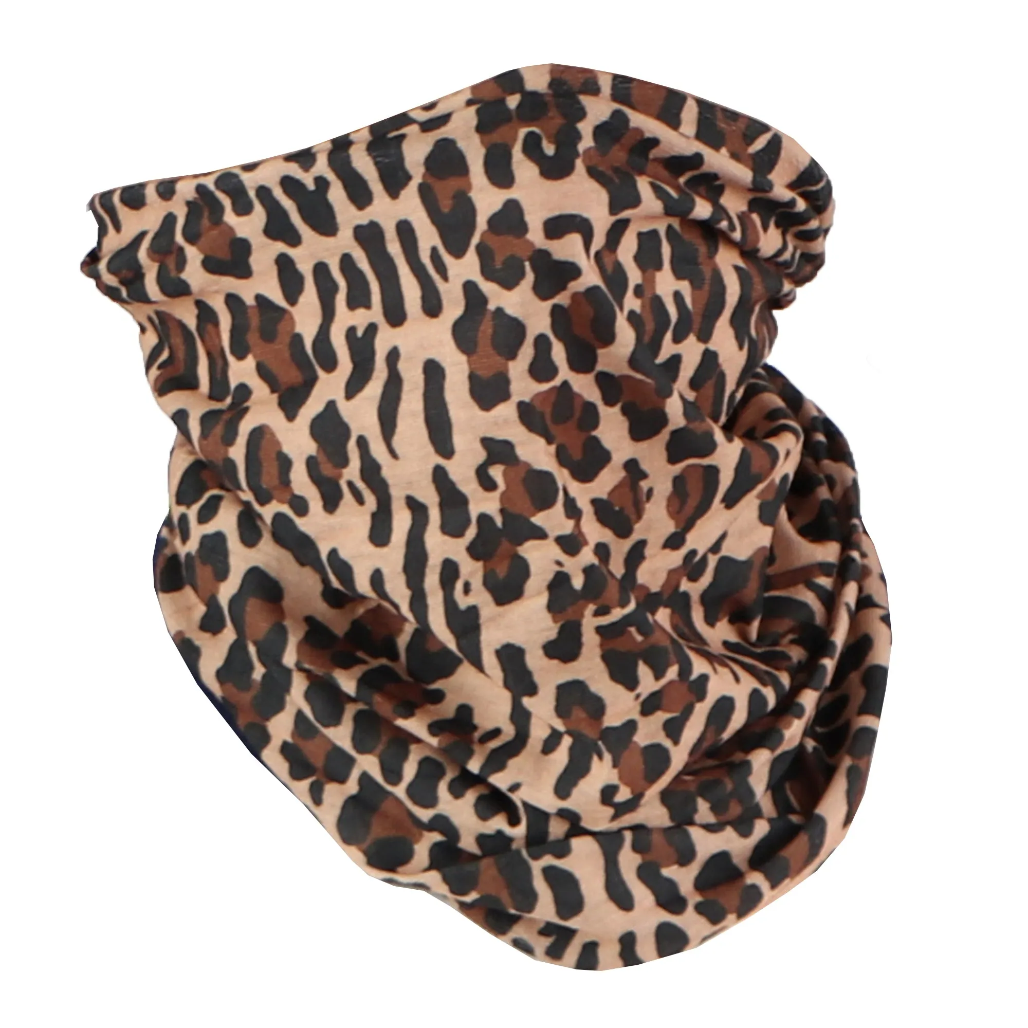 Leopard Print Seamless Face Mask Neck Gaiter
