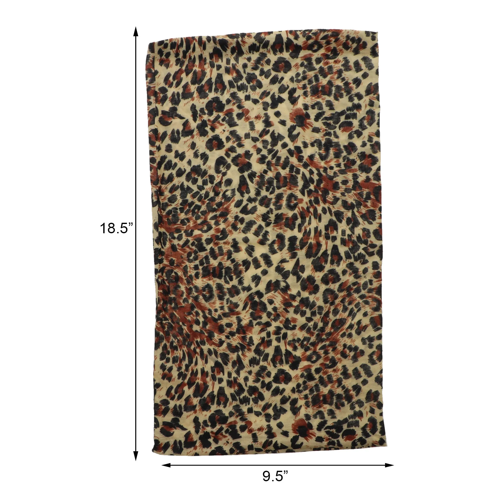 Leopard Print Seamless Face Mask Neck Gaiter
