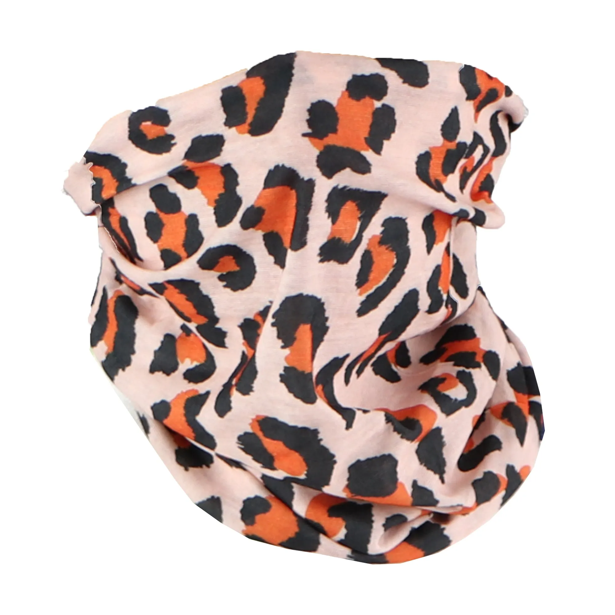 Leopard Print Seamless Face Mask Neck Gaiter