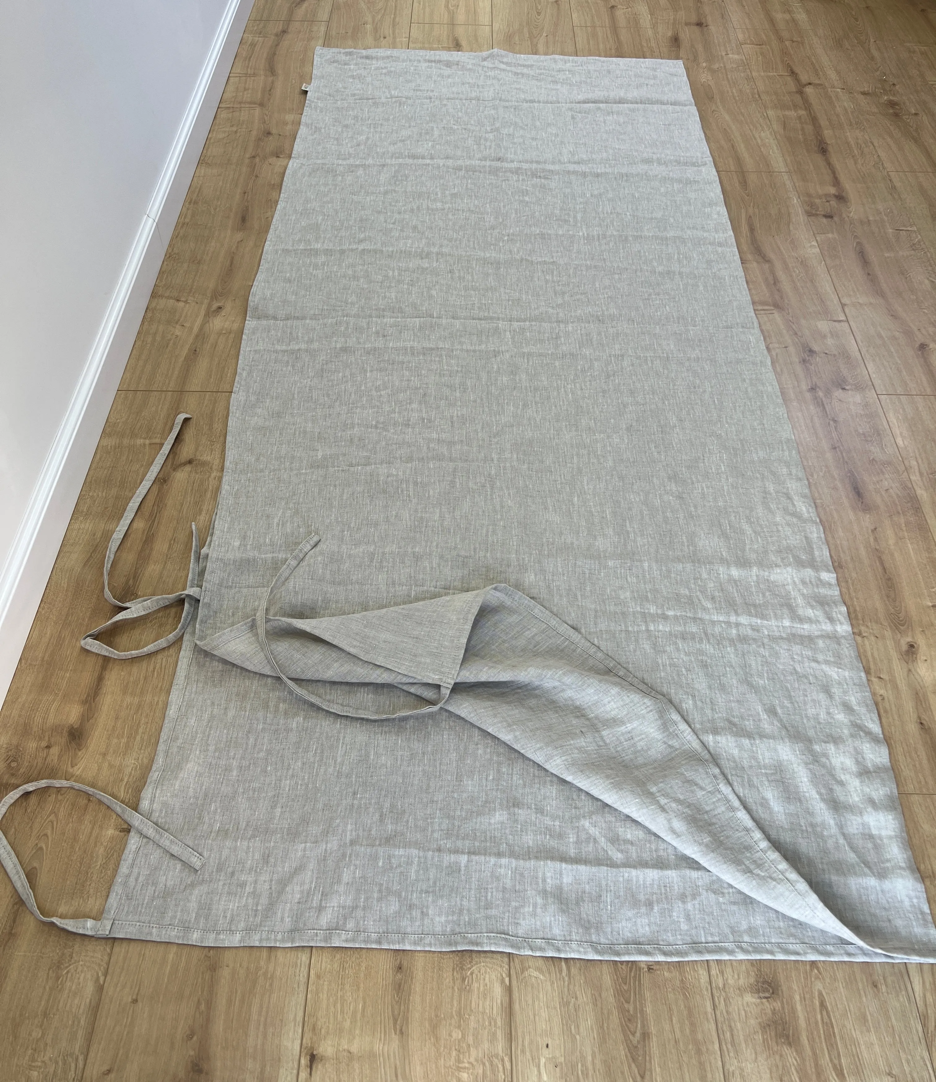 Linen Single Sleeping Bag Liner for Camping Hiking Hostel Travel non-dyed linen fabric custom made