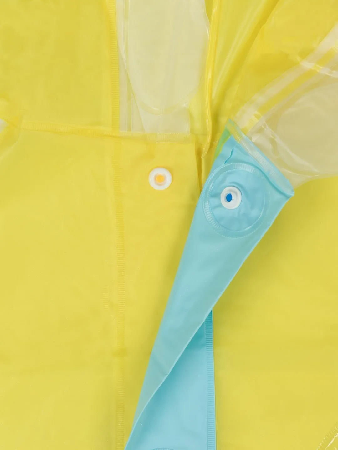 Little Explorer's Bright Yellow Cartoon Raincoat for Boys