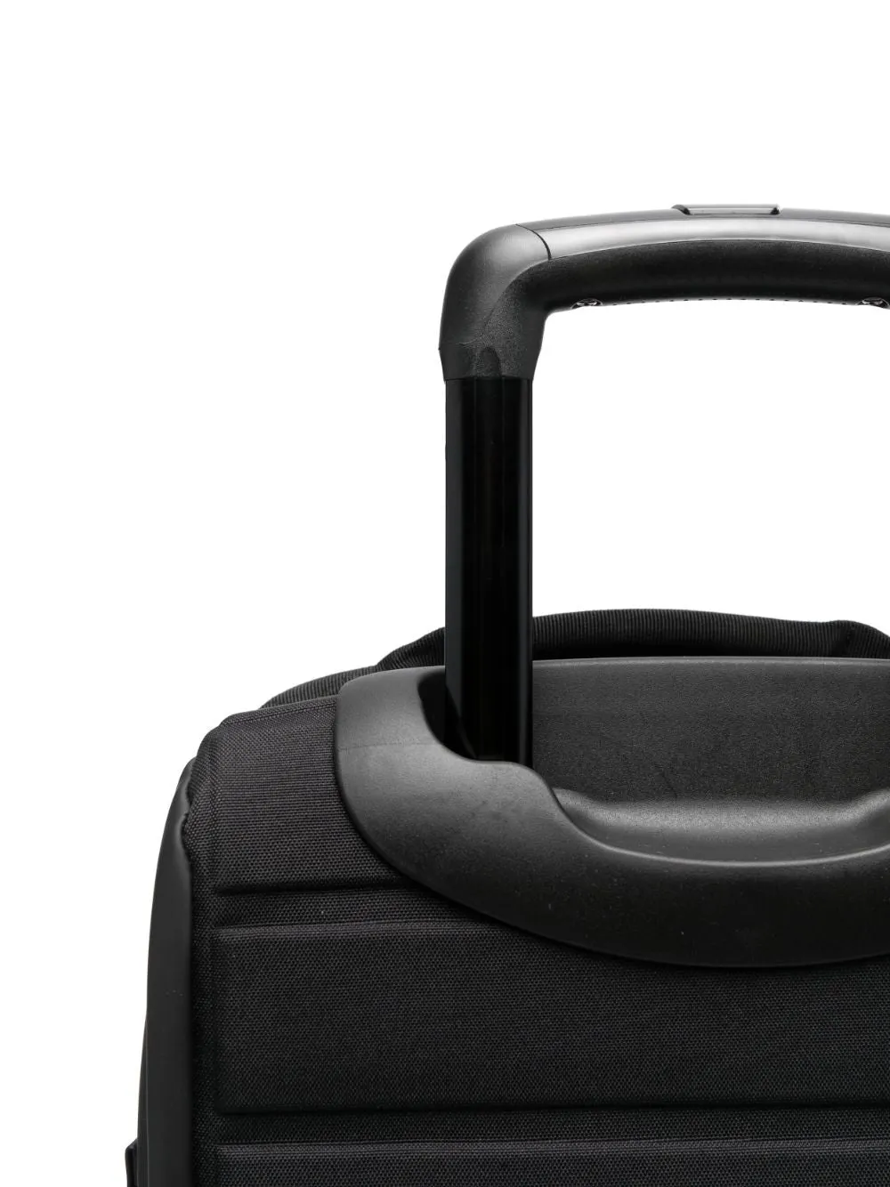logo-print zipped luggage