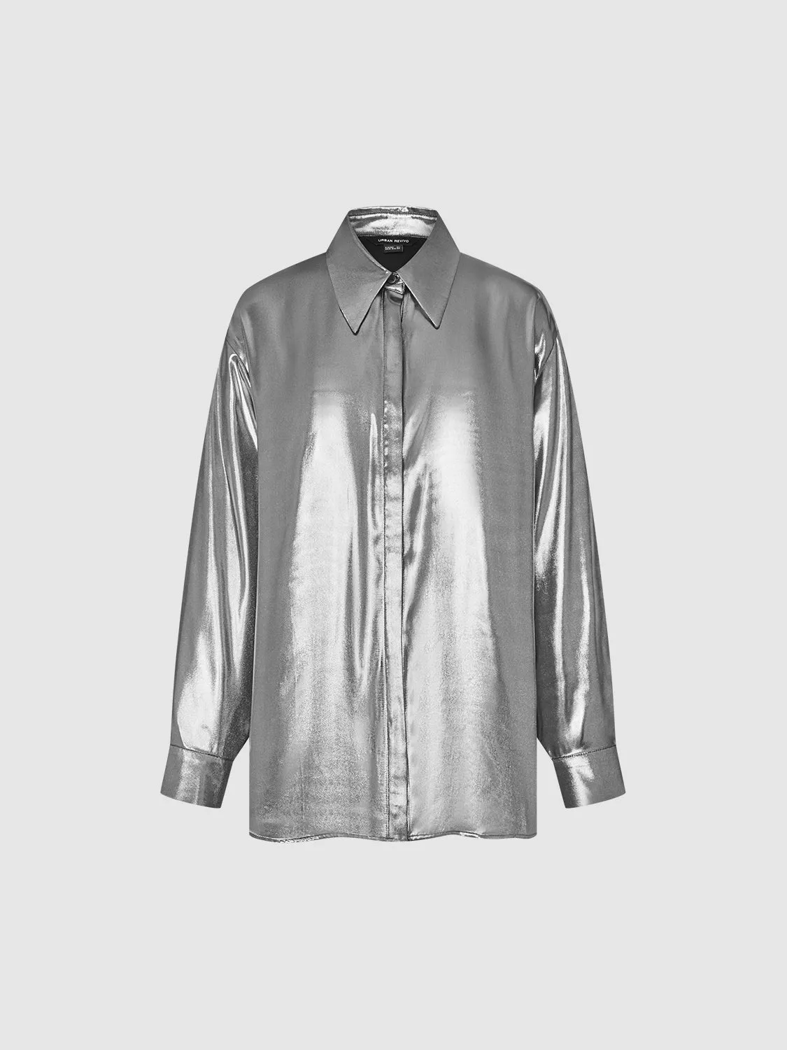 Long Sleeve Silver Shirts