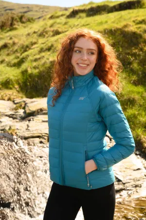 Mac in a Sac Ladies Polar Reversible Jacket -PETROL BLUE/GREY