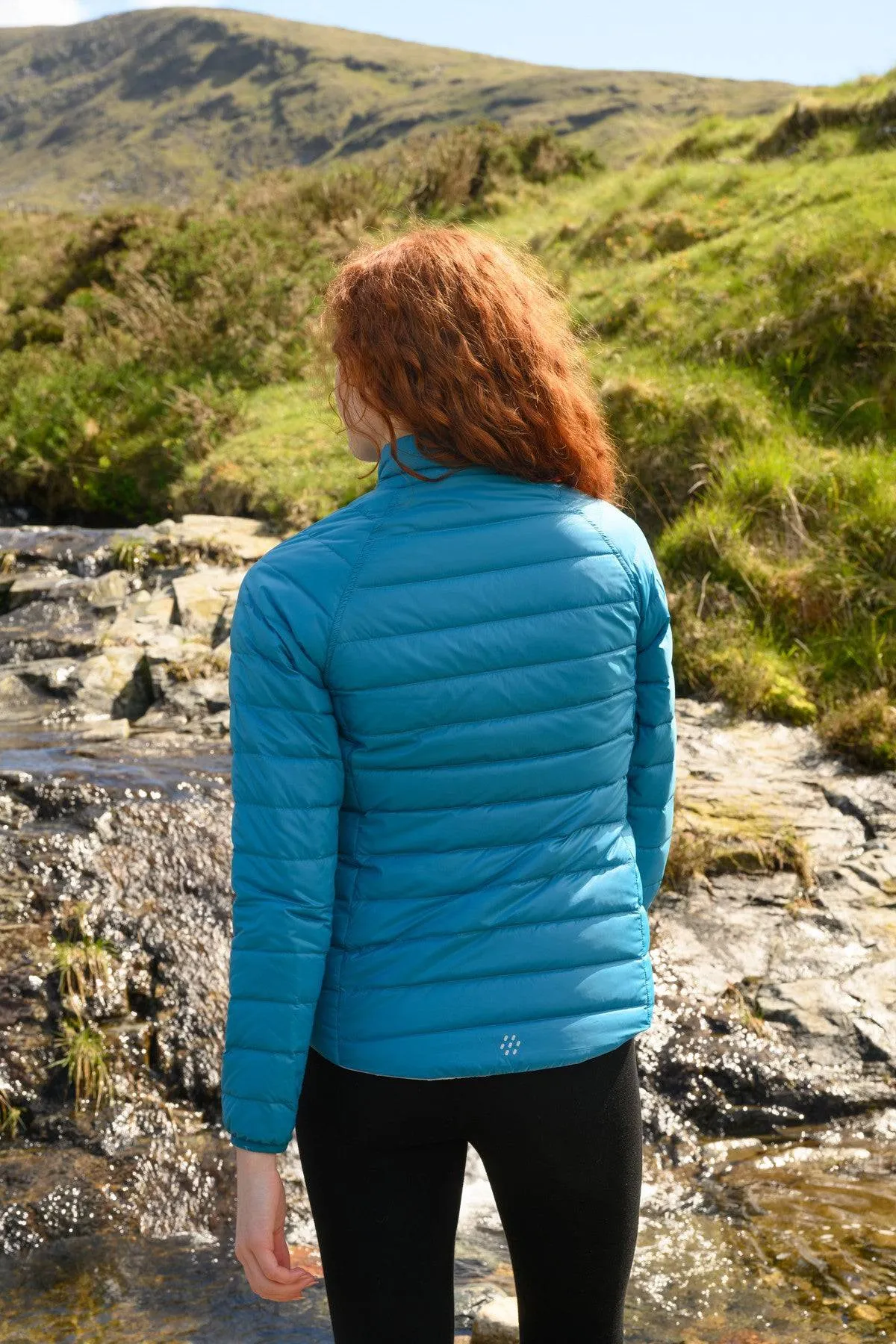 Mac in a Sac Ladies Polar Reversible Jacket -PETROL BLUE/GREY