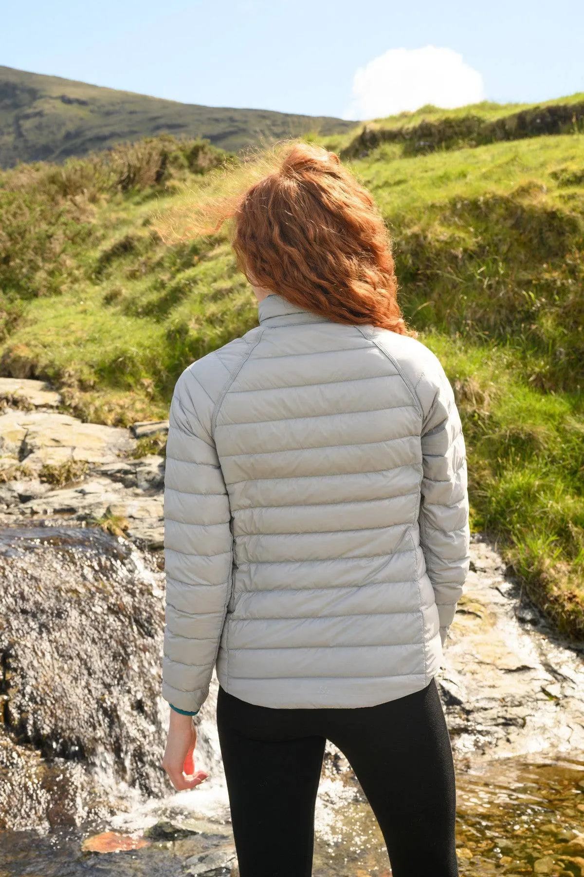 Mac in a Sac Ladies Polar Reversible Jacket -PETROL BLUE/GREY