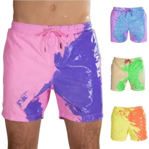 Magical Change Color Beach Shorts Summer Men Swimming