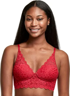 Maidenform Women's Lightly Lined Convertible Lace Bralette