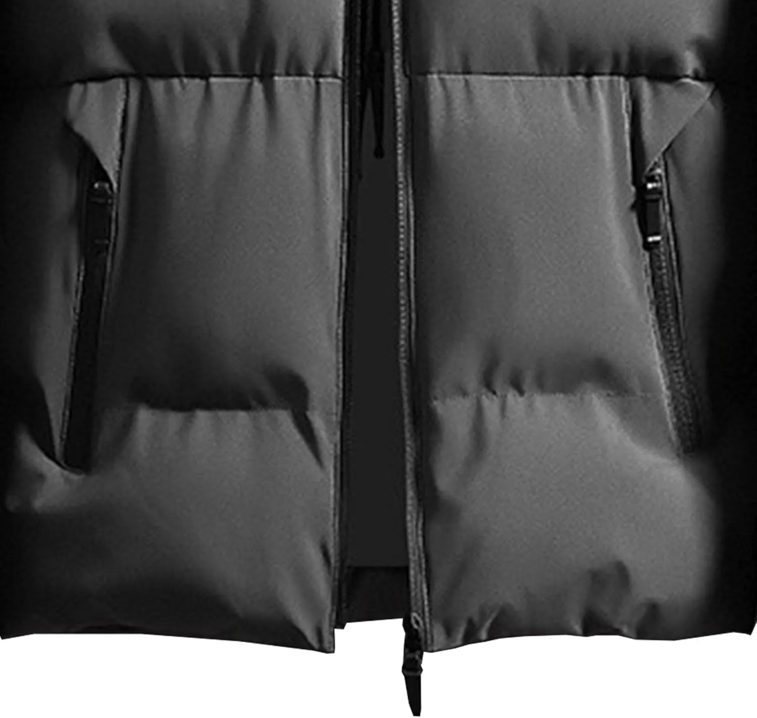 Maiyifu-GJ Men's Puffer Jacket Windproof Warm Hooded Winter Down Coat Lightweight Thicken Quilted Padded Coats Outerwear
