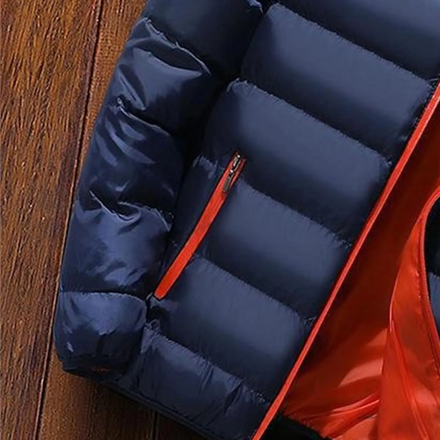 Maiyifu-GJ Men's Winter Jacket Quilted Puffer Jackets Lightweight Warm Windproof Down Coats Thicken Padded Outerwear