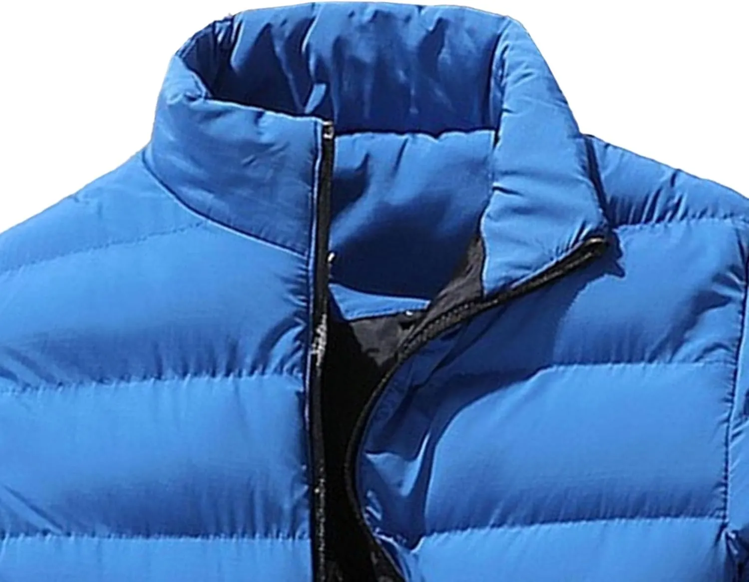 Maiyifu-GJ Men's Winter Warm Puffer Jacket Lightweight Thicken Quilted Padded Jackets Windproof Down Coat Outerwear