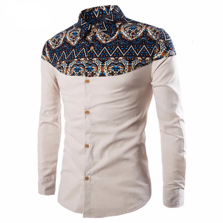 Male Casual Shirt With Print