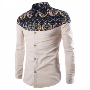 Male Casual Shirt With Print