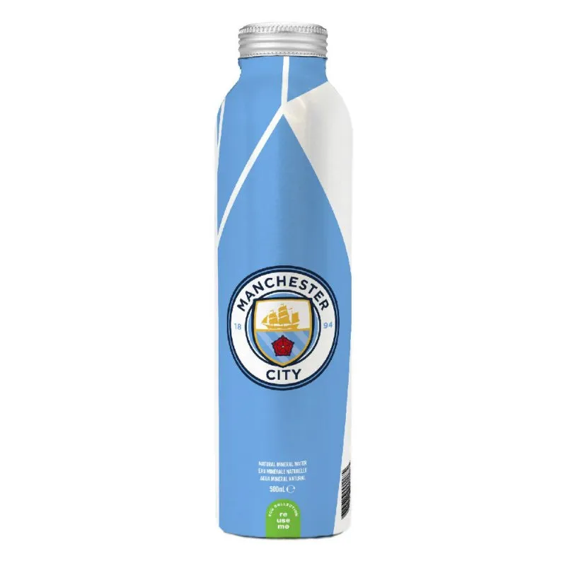 Manchester City FC Aluminum Water Bottle by Manchester City FC for Unisex - 12 x 16.9 oz Water
