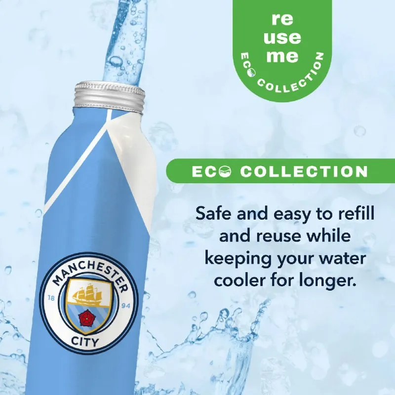 Manchester City FC Aluminum Water Bottle by Manchester City FC for Unisex - 12 x 16.9 oz Water