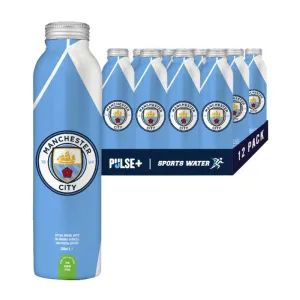 Manchester City FC Aluminum Water Bottle by Manchester City FC for Unisex - 12 x 16.9 oz Water