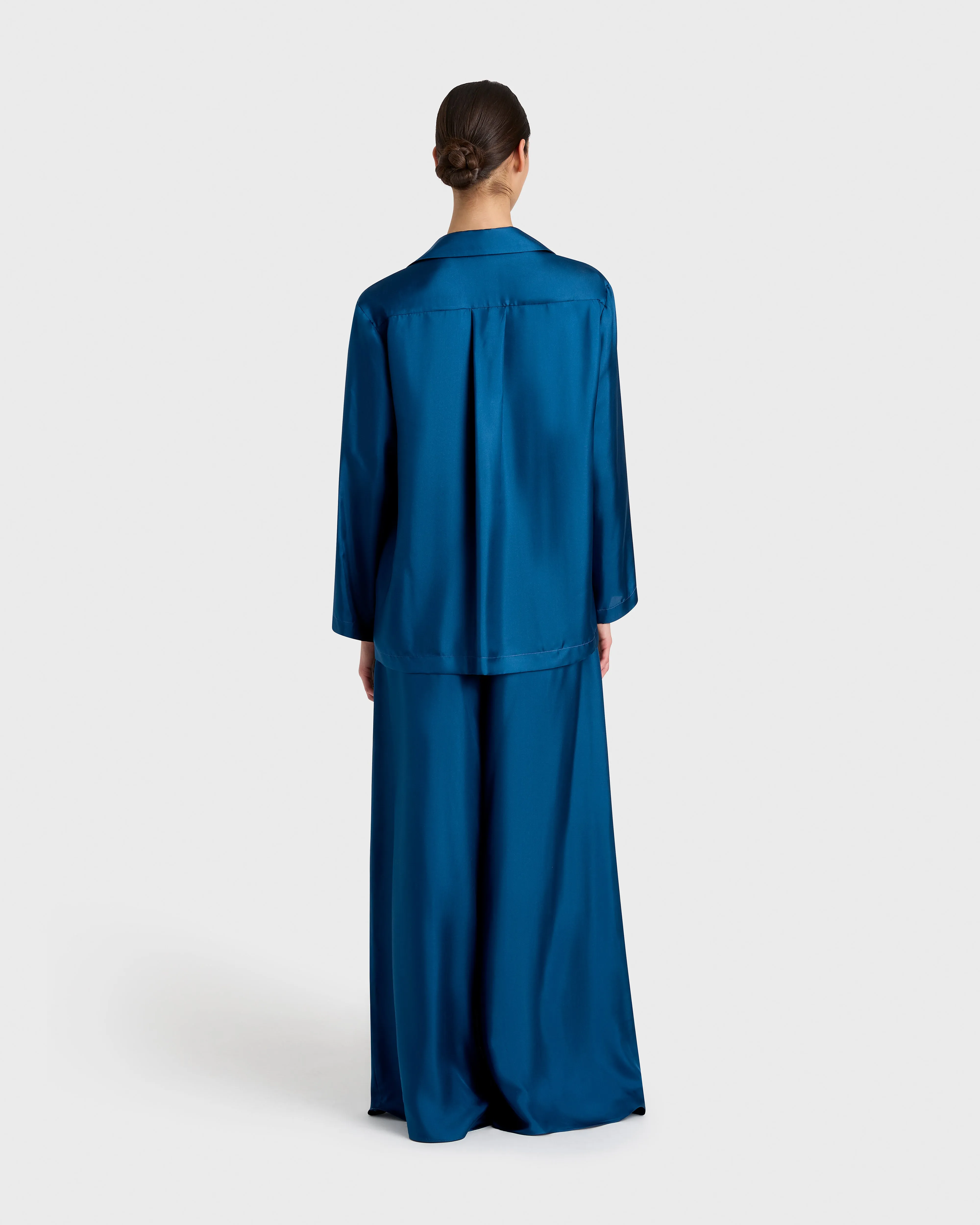 Marfa Silk Classic Shirt - Tropico