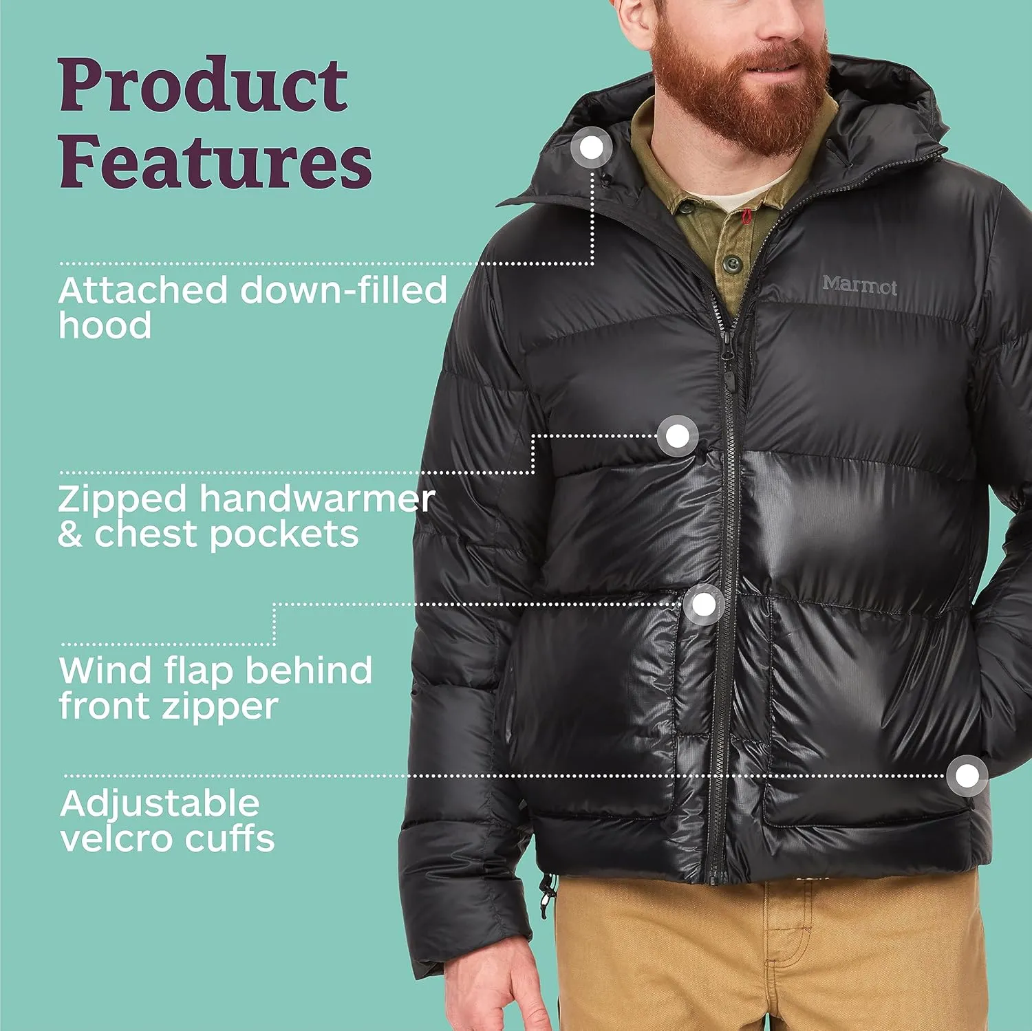MARMOT Men's Guides Down Hoody Jacket