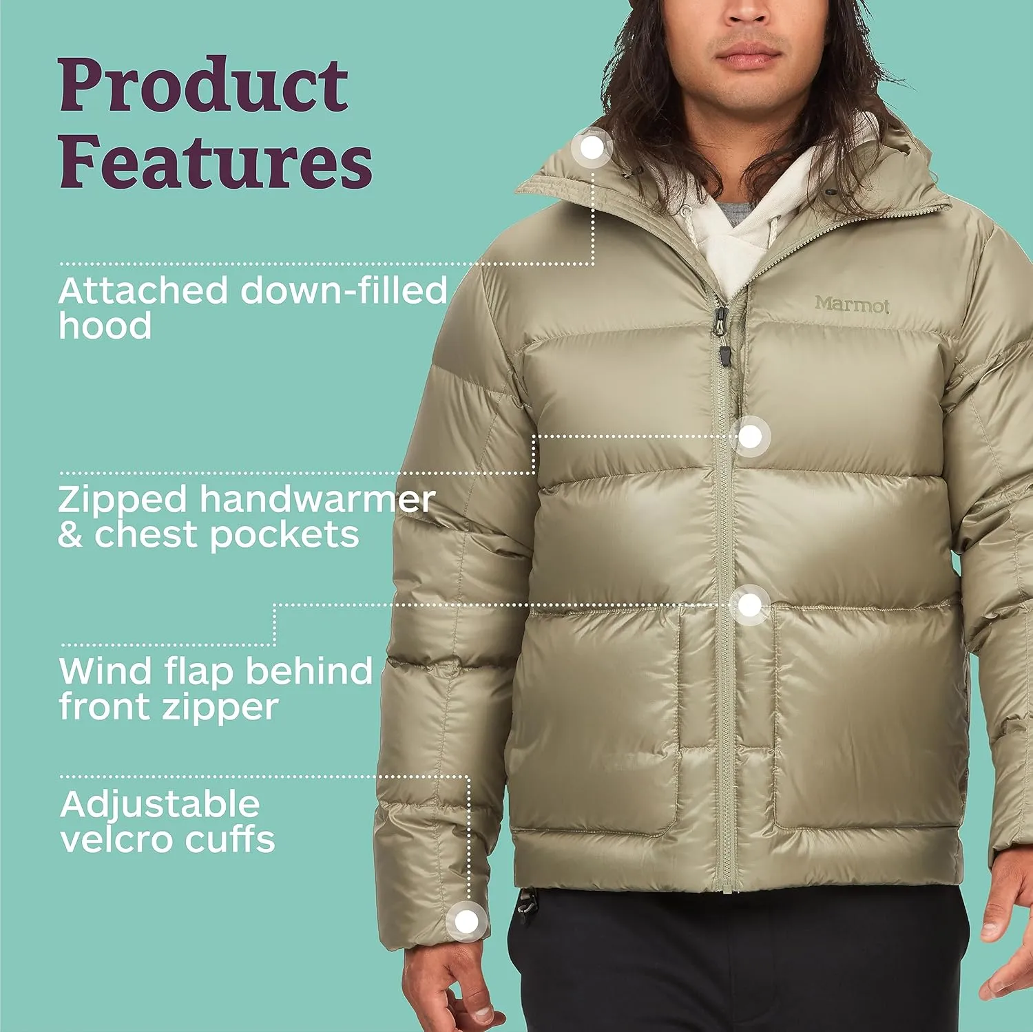 MARMOT Men's Guides Down Hoody Jacket