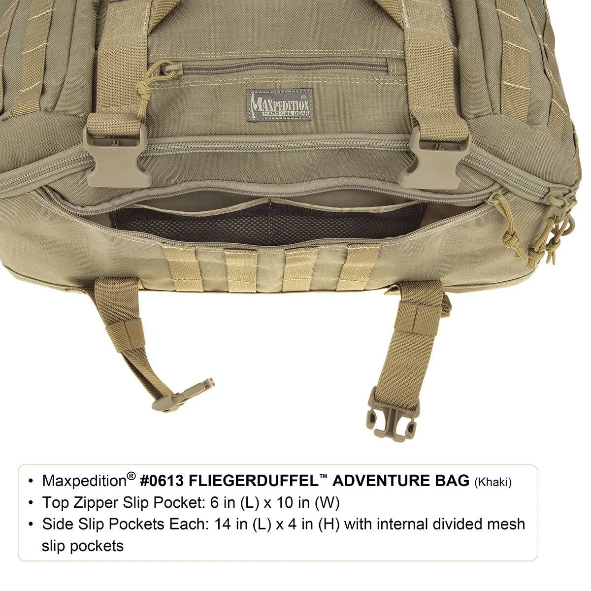 Maxpedition Fliegerduffel Adventure Bag (Black)
