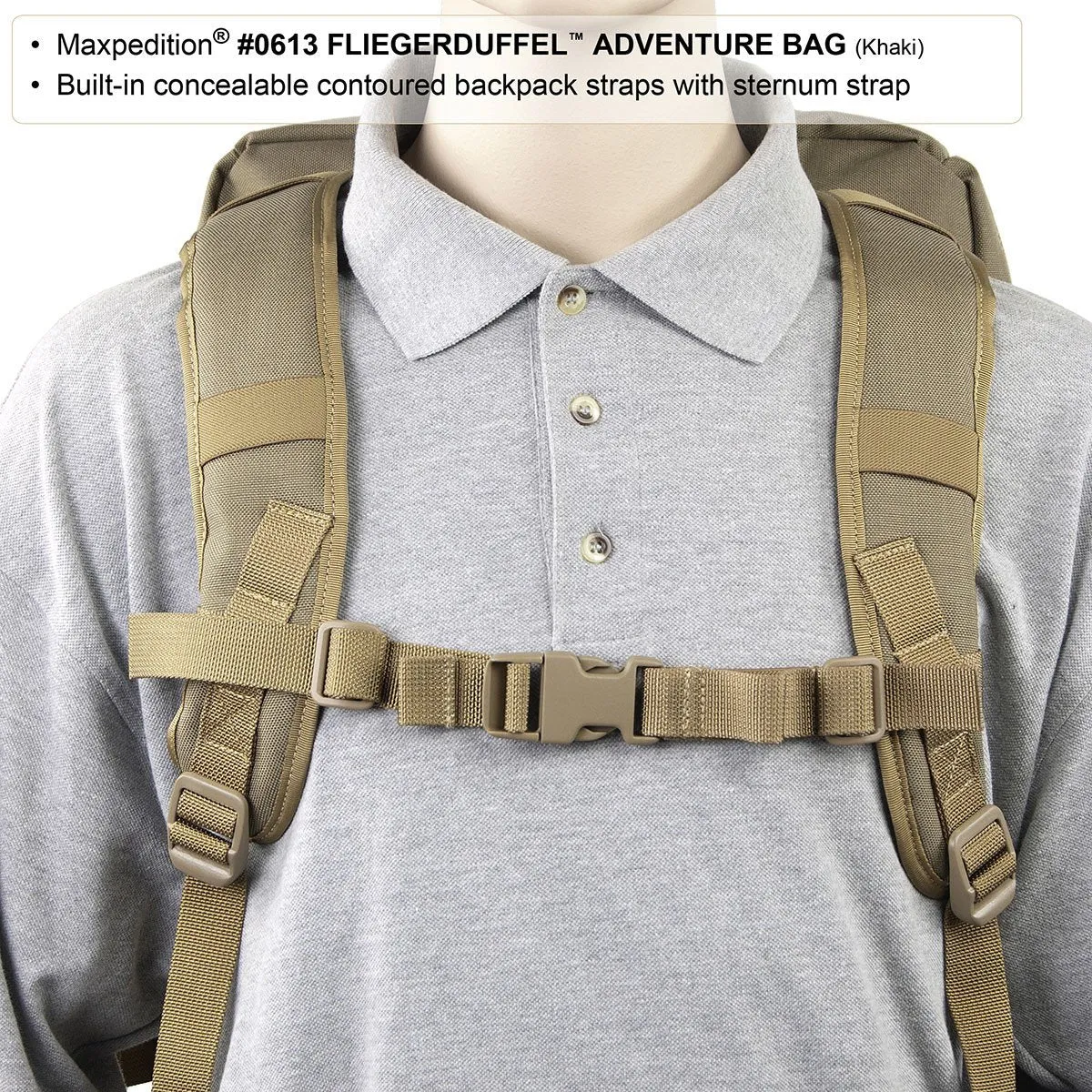 Maxpedition Fliegerduffel Adventure Bag (Black)