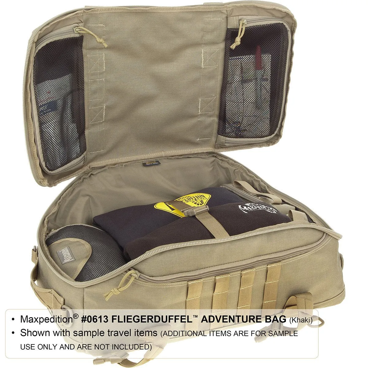 Maxpedition Fliegerduffel Adventure Bag (Black)