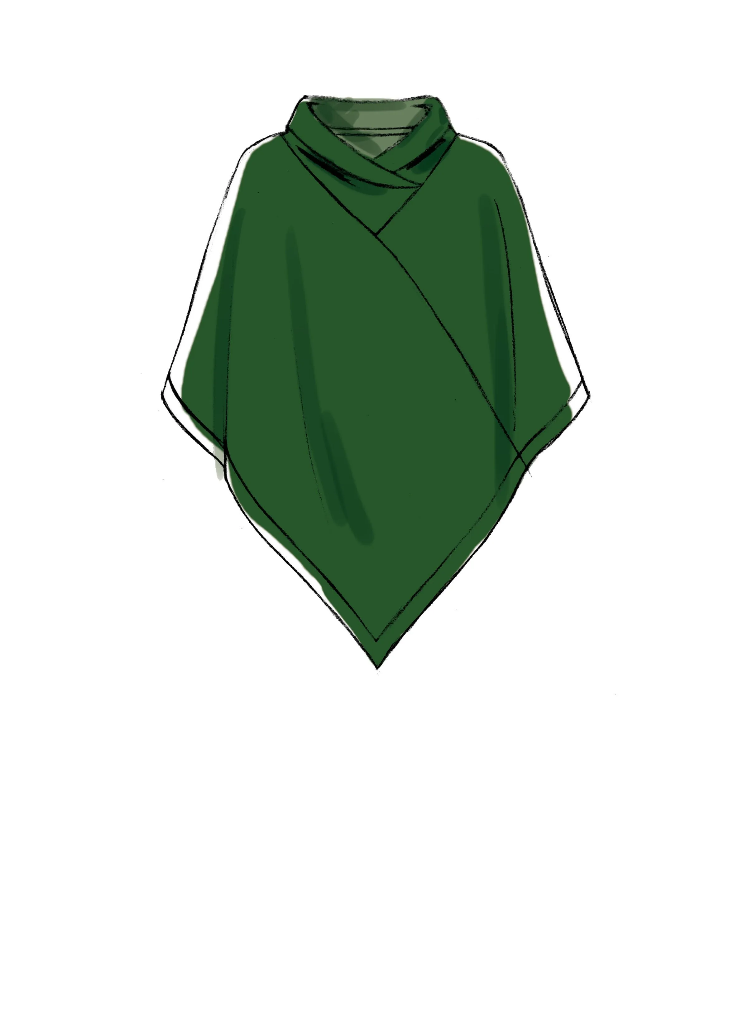 McCall's 7846 Misses' Ponchos Pattern