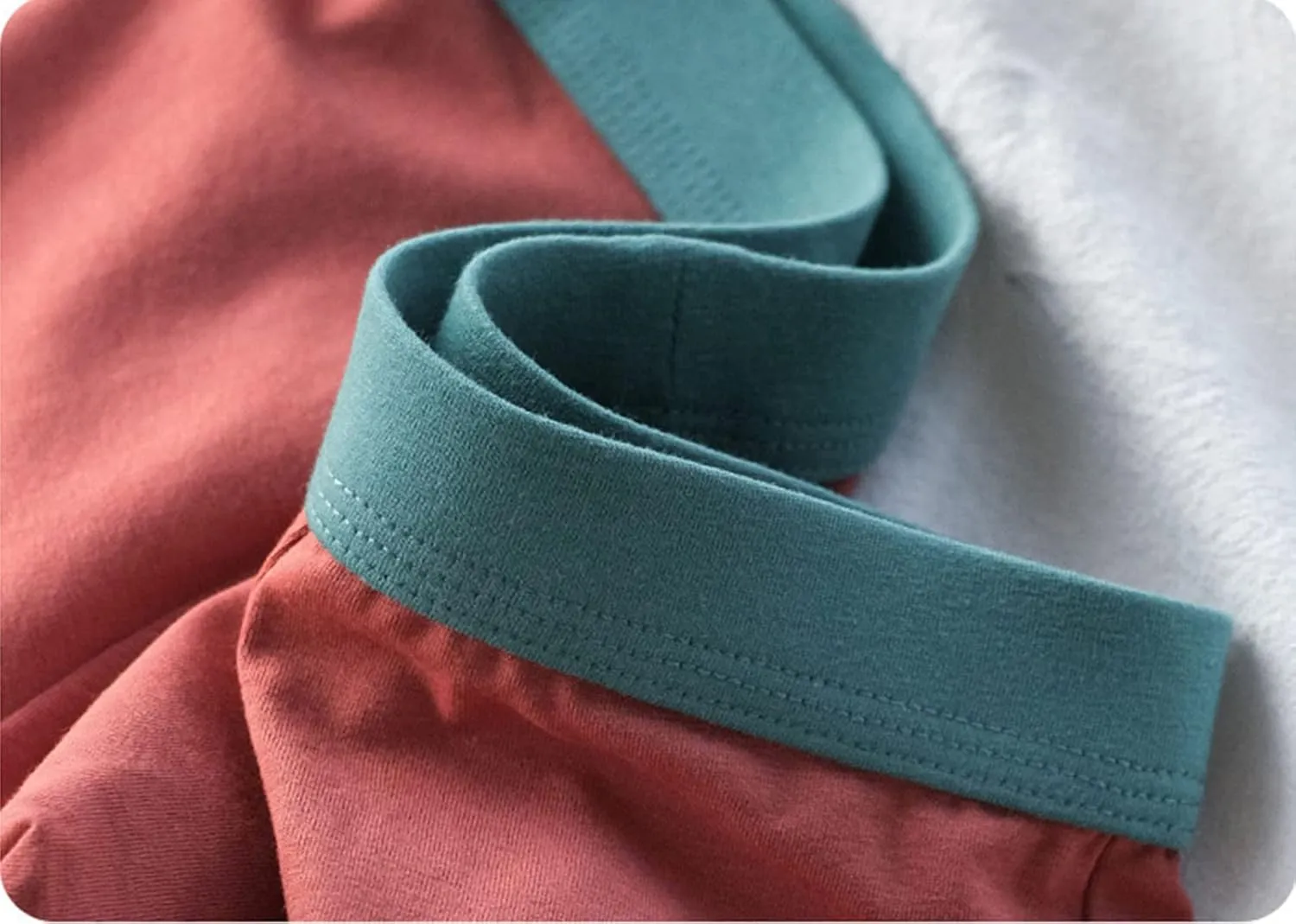 Men Cotton Boxer Briefs Underwear Breathable Stretch Belt Convex Pouch Underwear Sexy Breathable Comfort Soft Boxer Briefs