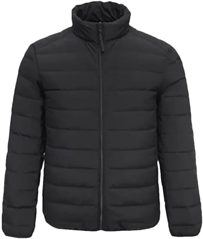 MEN SEAMLESS DOWN JACKET Men's Packable Lightweight Long-Sleeve Full-Zip Puffer Jacket