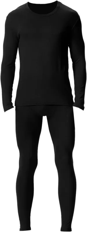 Men Thermals Top and Bottom Set Autumn and Winter Thermal Underwear Set Clothes Trousers Base Layer for Cold Weather