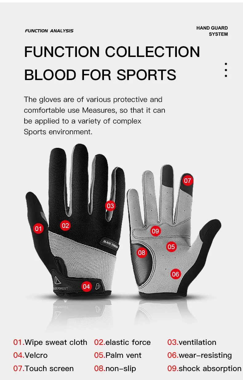 Men Women Outdoor Hiking Gloves Tacticos Luva Anti-slip Full Gloves