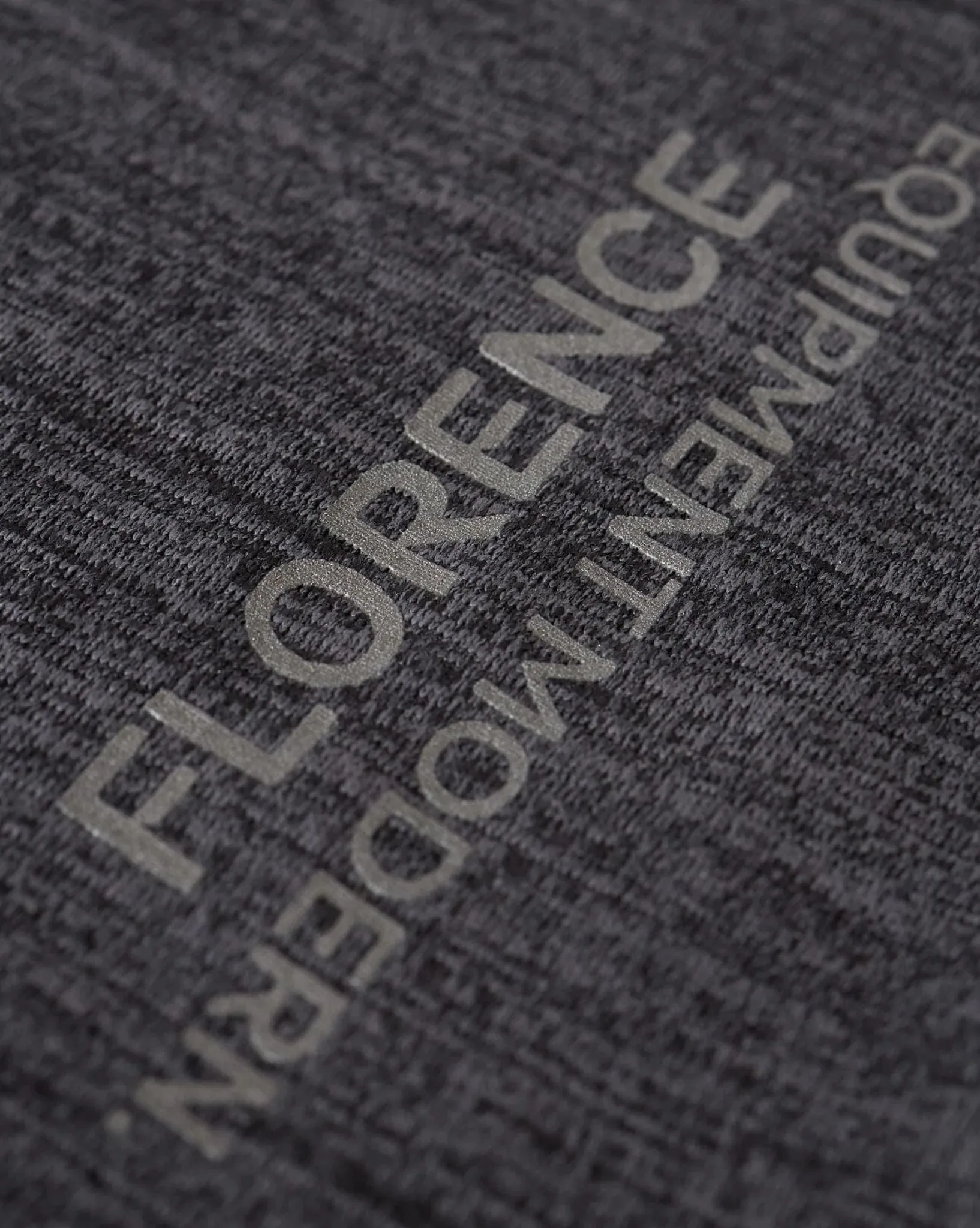 Mens Airtex Long Sleeve Shirt - Heather Charcoal