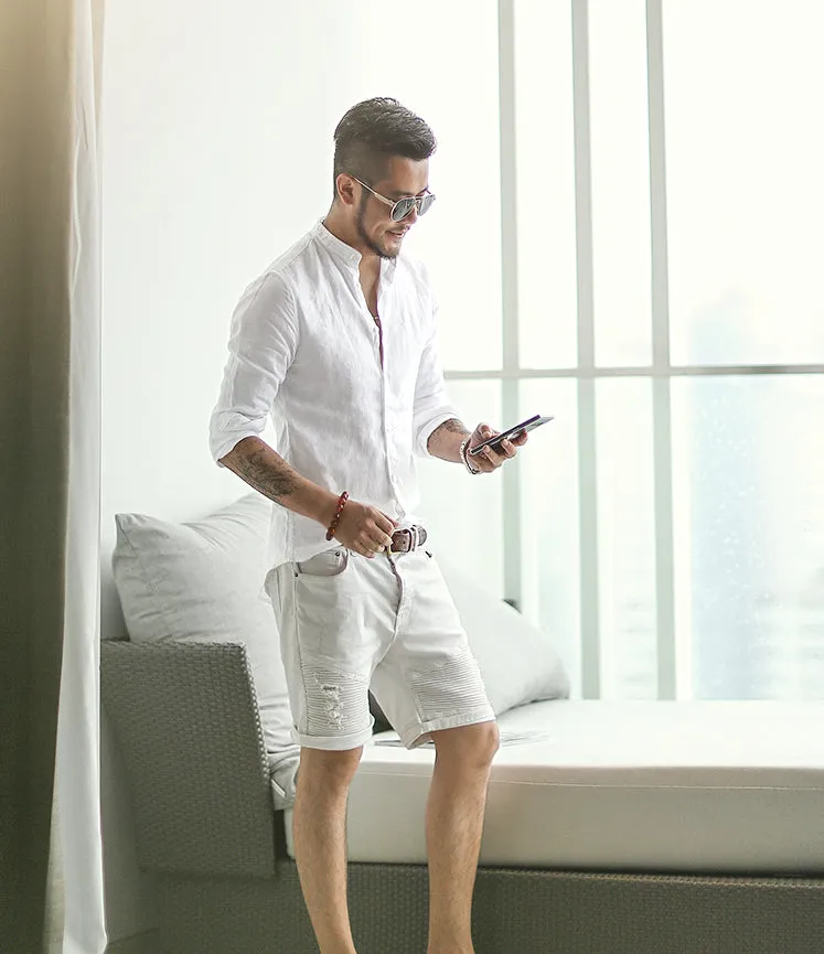 Men's Сasual Cotton Long-Sleeve Shirt